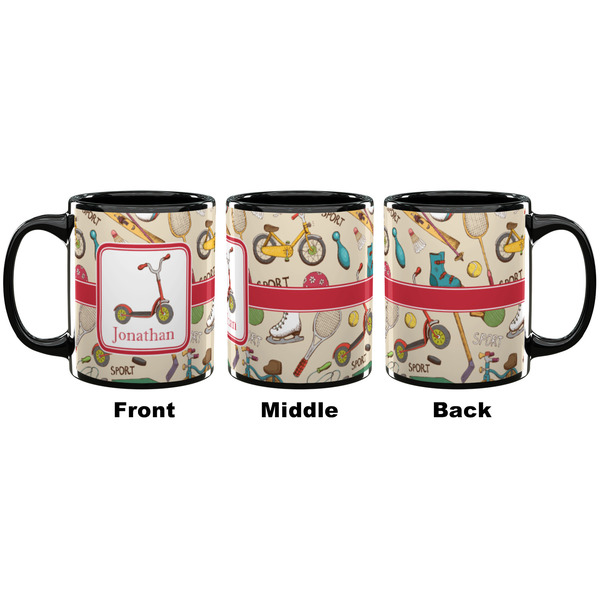 Vintage Sports Coffee Mug - 11 oz - Black APPROVAL