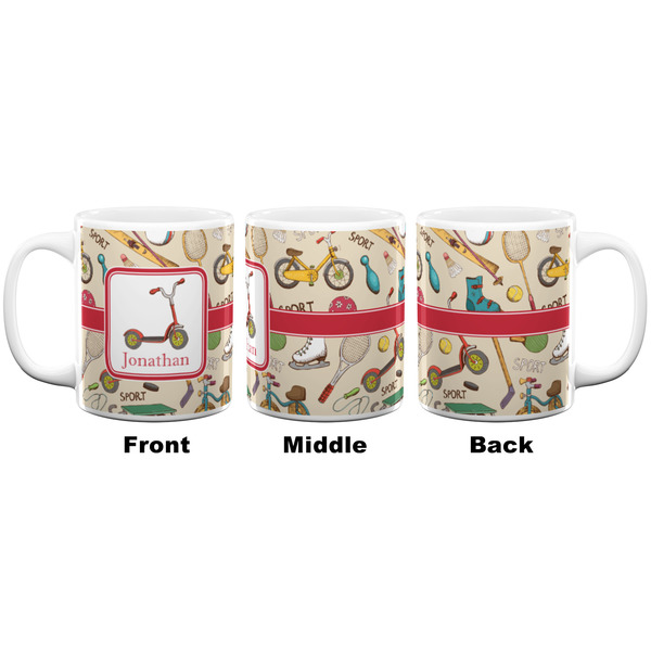 Vintage Sports Coffee Mug - 11 oz - White APPROVAL