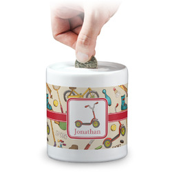 Vintage Sports Coin Bank (Personalized)