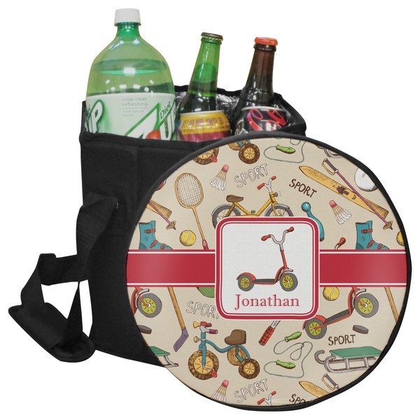 Custom Vintage Sports Collapsible Cooler & Seat (Personalized)