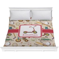 Vintage Sports Comforter - King (Personalized)
