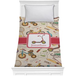Vintage Sports Comforter - Twin (Personalized)