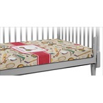 Vintage Sports Crib Fitted Sheet (Personalized)