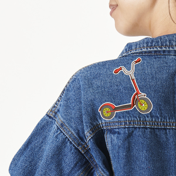 Custom Vintage Sports Twill Iron On Patch - Custom Shape - Large