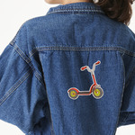 Vintage Sports Twill Iron On Patch - Custom Shape - X-Large