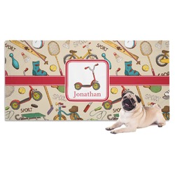 Vintage Sports Dog Towel (Personalized)