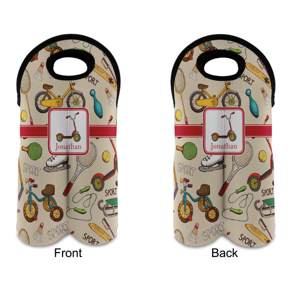 Vintage Sports Double Wine Tote - APPROVAL (new)