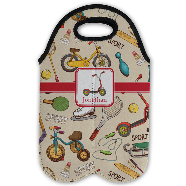 Vintage Sports Double Wine Tote - Flat (new)