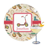 Vintage Sports Printed Drink Topper (Personalized)