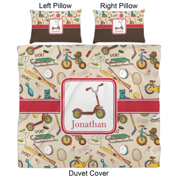 Vintage Sports Duvet Cover Set - King - Approval