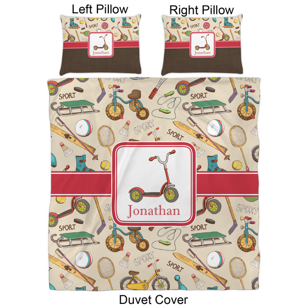 Vintage Sports Duvet Cover Set - Queen - Approval