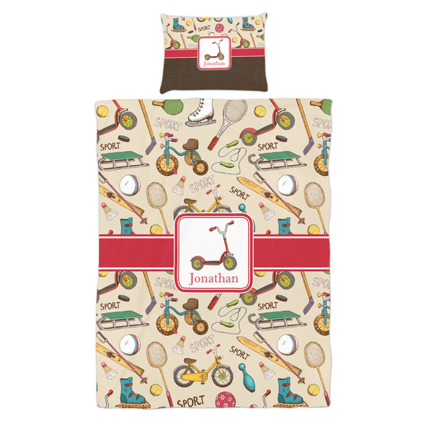 Vintage Sports Duvet Cover Set - Twin - Alt Approval