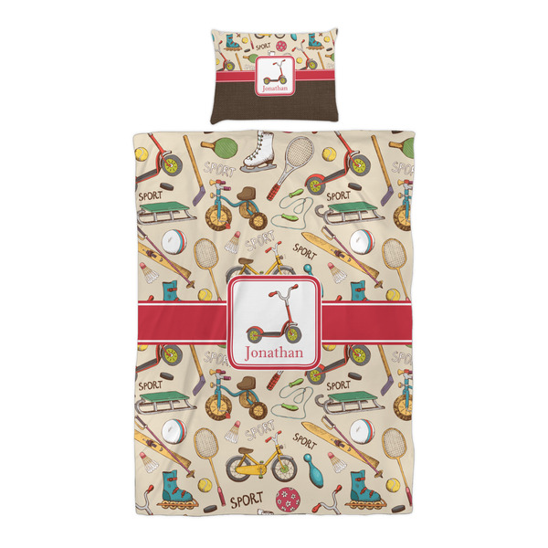 Vintage Sports Duvet Cover Set - Twin XL - Alt Approval