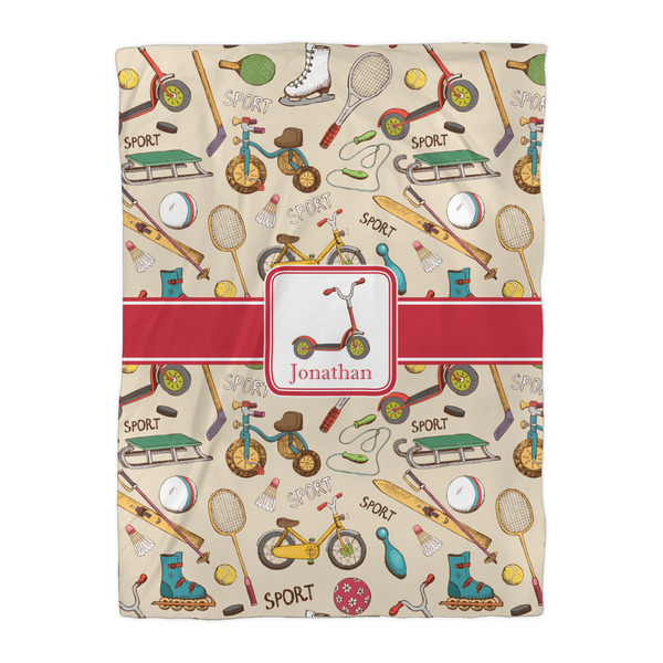 Vintage Sports Duvet Cover - Twin XL - Front