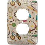 Vintage Sports Electric Outlet Plate