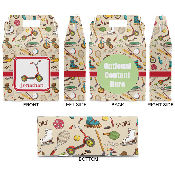 Vintage Sports Gable Favor Box - Approval