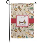 Vintage Sports Small Garden Flag - Double Sided w/ Name or Text