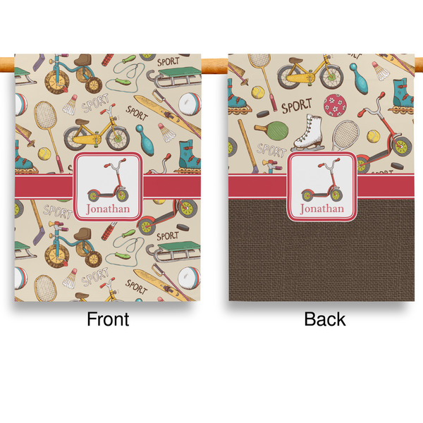 Vintage Sports Garden Flags - Large - Double Sided - APPROVAL