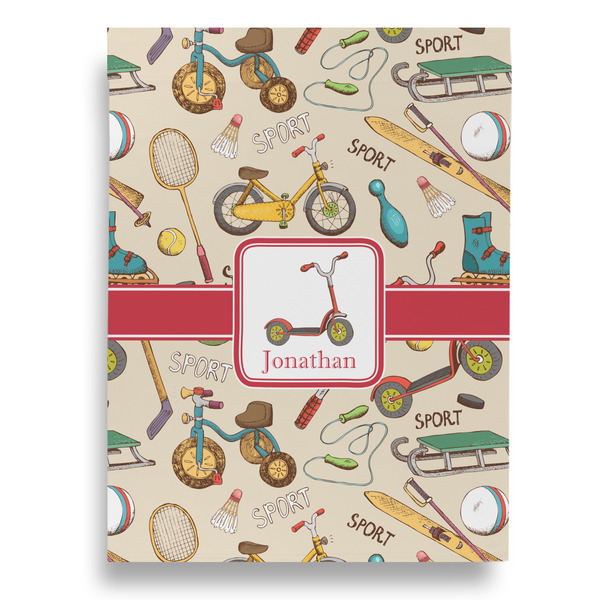 Vintage Sports Garden Flags - Large - Double Sided - FRONT