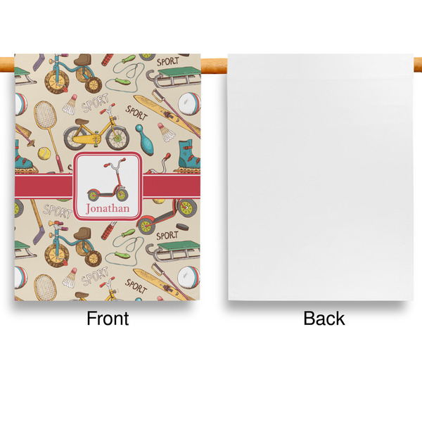 Vintage Sports Garden Flags - Large - Single Sided - APPROVAL