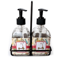 Vintage Sports Glass Soap & Lotion Bottles (Personalized)
