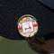 Vintage Sports Golf Ball Marker Hat Clip - Gold - On Hat