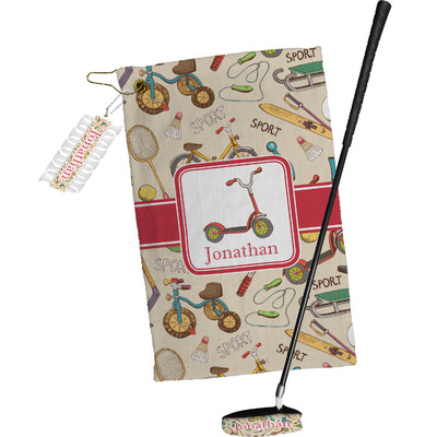 Vintage Sports Golf Towel Gift Set (Personalized)