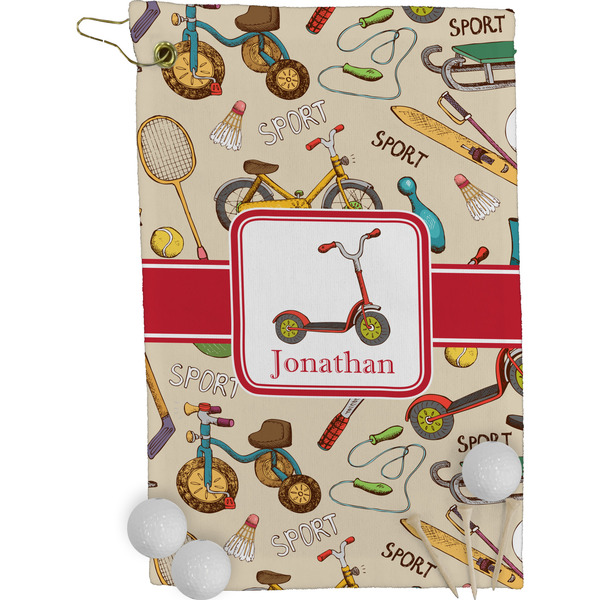 Vintage Sports Golf Towel (Personalized)