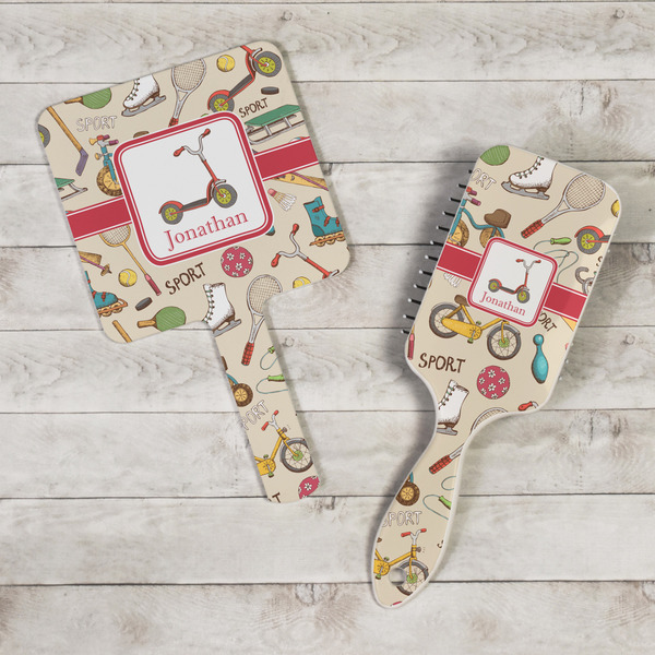 Vintage Sports Hand Mirrors - In Context