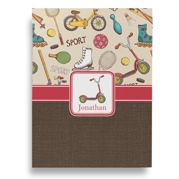 Vintage Sports House Flags - Double Sided - BACK