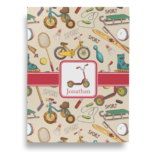 Vintage Sports House Flags - Single Sided - FRONT