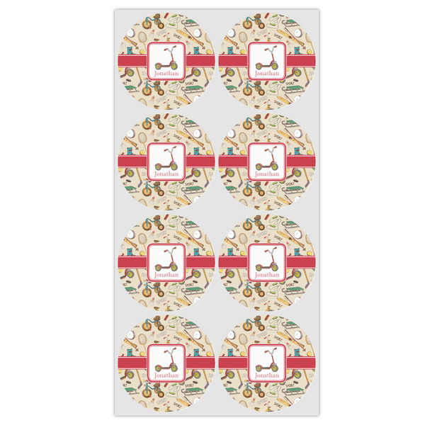 Vintage Sports Icing Circle - Medium - Set of 8