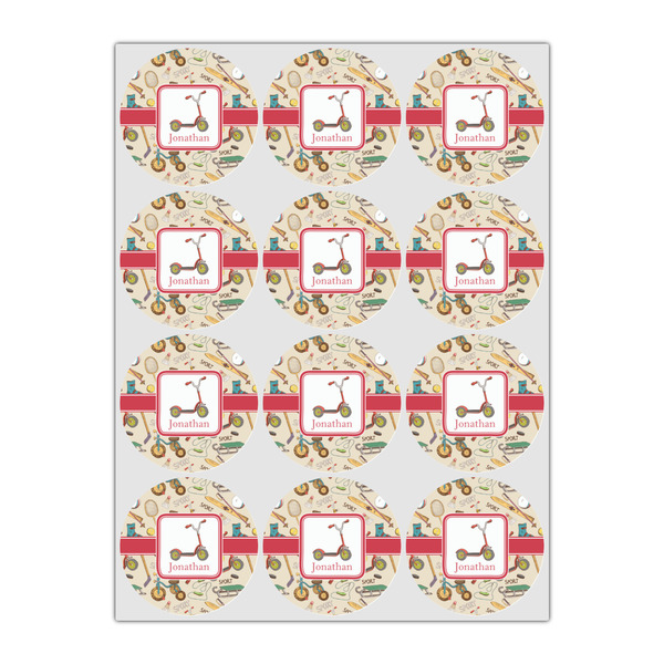 Vintage Sports Icing Circle - Small - Set of 12