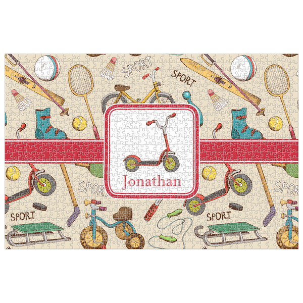 Custom Vintage Sports Jigsaw Puzzle - 1000-piece (Personalized)