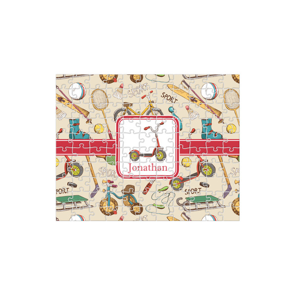 Custom Vintage Sports 110 pc Jigsaw Puzzle (Personalized)