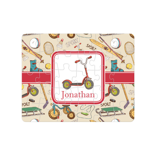 Custom Vintage Sports 30 pc Jigsaw Puzzle (Personalized)