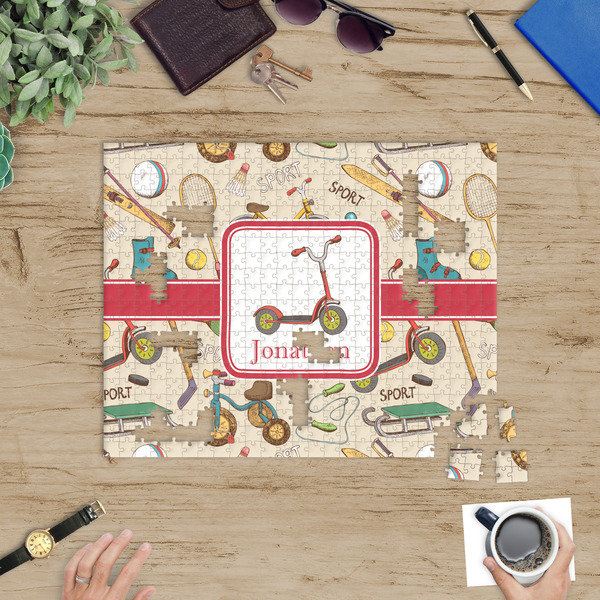 Vintage Sports Jigsaw Puzzle 500 Piece - In Context