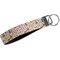 Vintage Sports Webbing Keychain FOB with Metal
