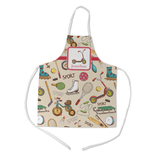 Custom Vintage Sports Kid's Apron w/ Name or Text