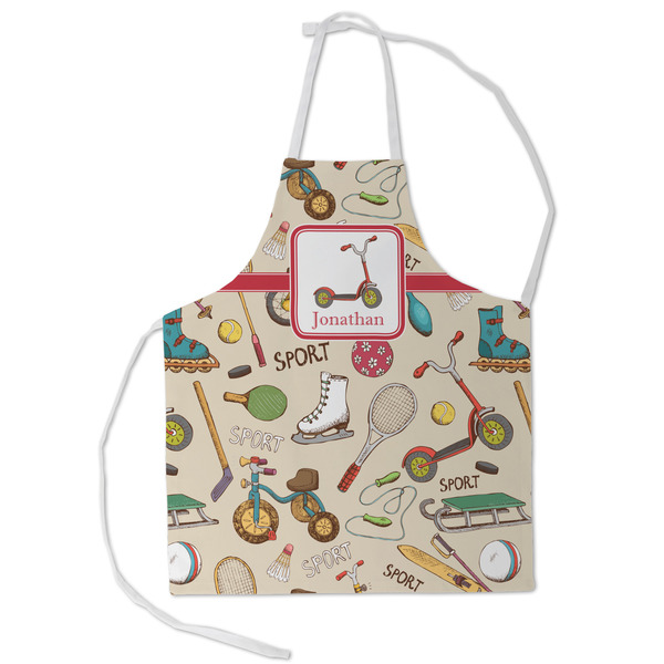 Custom Vintage Sports Kid's Apron - Small (Personalized)