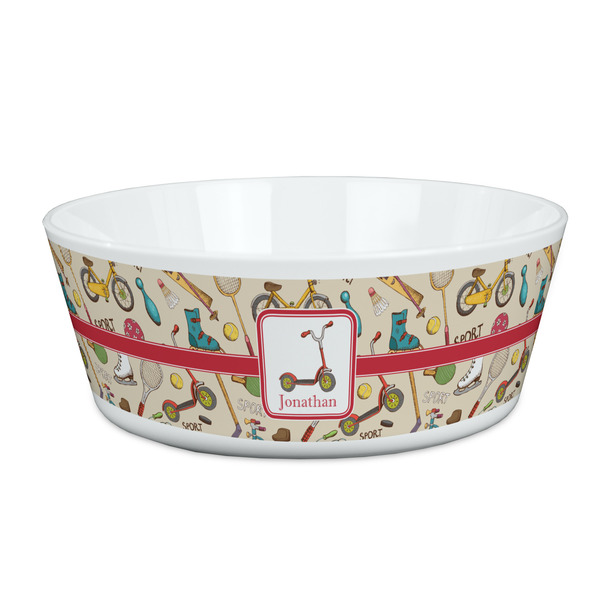 Custom Vintage Sports Kid's Bowl (Personalized)