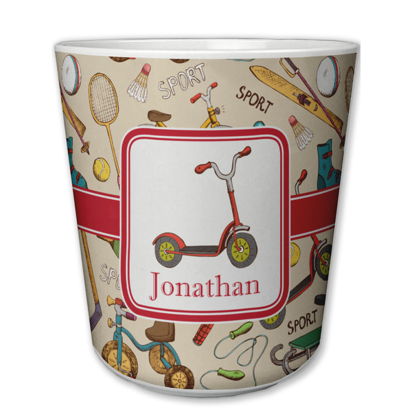 Custom Vintage Sports Plastic Tumbler 6oz (Personalized)