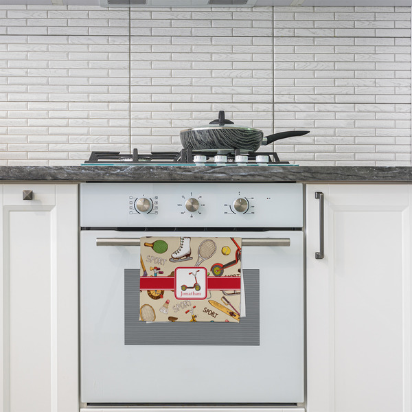 Vintage Sports Kitchen Towel - Poly Cotton - Lifestyle