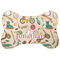 Vintage Sports Bone Shaped Dog Food Mat (Large) (Personalized)