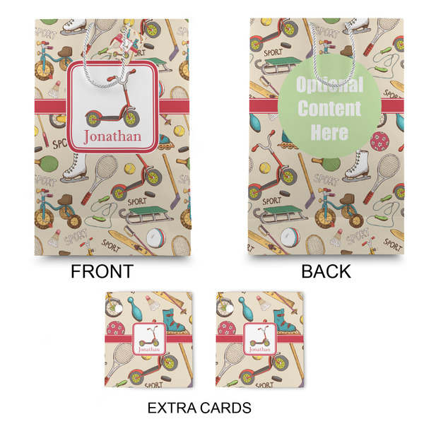 Vintage Sports Large Gift Bag - Approval