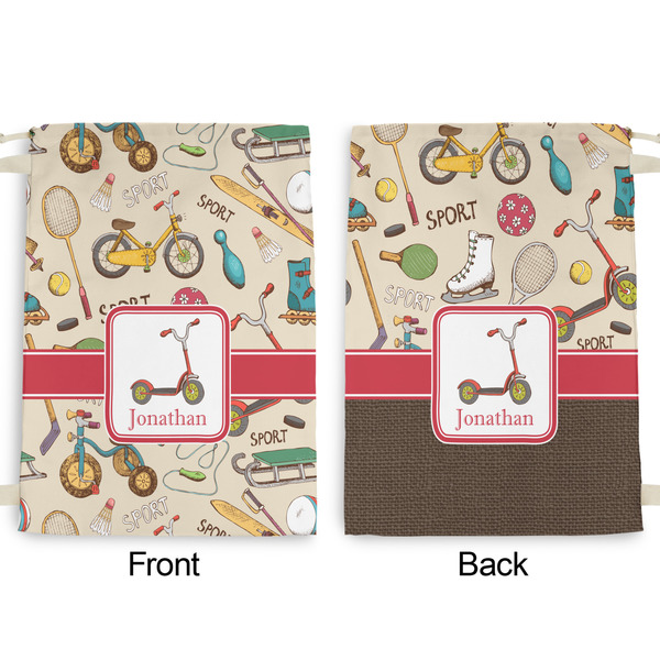 Vintage Sports Large Laundry Bag - Front & Back View