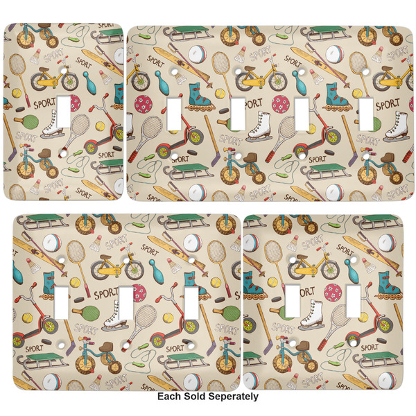 Vintage Sports Light Switch Covers all sizes