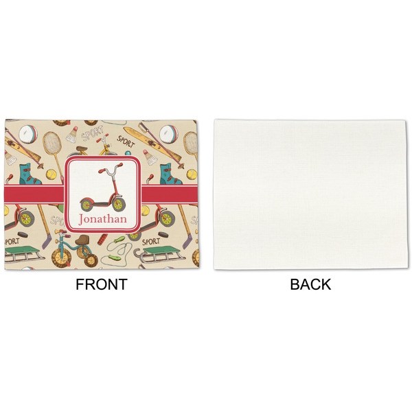 Vintage Sports Linen Placemat - APPROVAL Single (single sided)