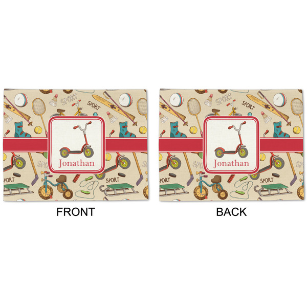 Vintage Sports Linen Placemat - APPROVAL (double sided)