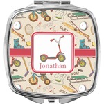 Vintage Sports Compact Makeup Mirror (Personalized)